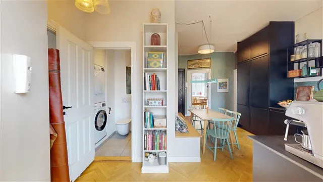 Köök - Spacious Apartment with Courtyard in Frederiksberg C