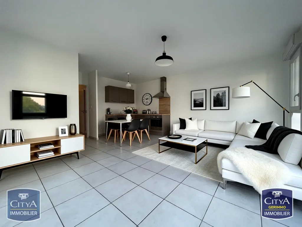Séjour - Appartement 3 Pièces avec Terrasse dans le 8e Arrondissement de Lyon