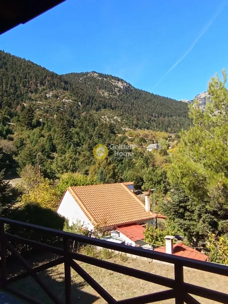 Terrace - Villa with Mountain View in Amfissa