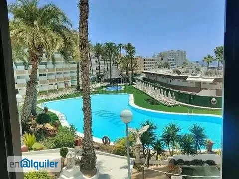 Piscine - Studio with Sea View in Maspalomas
