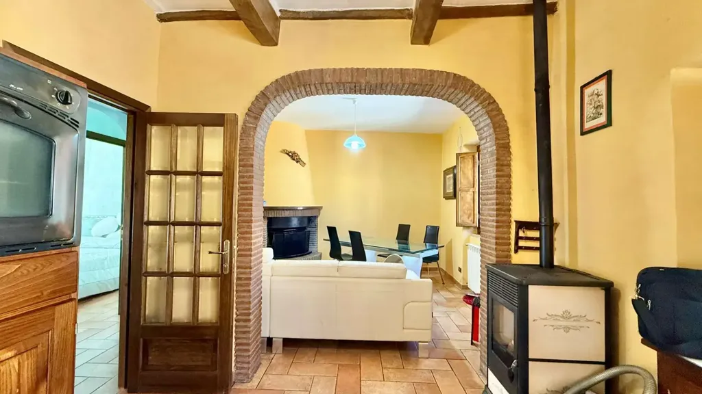 Séjour - Rustic Apartment with Panoramic View in Baschi