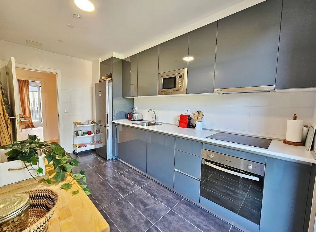 Kitchen - Modern Flat with Terrace in Santa Cruz
