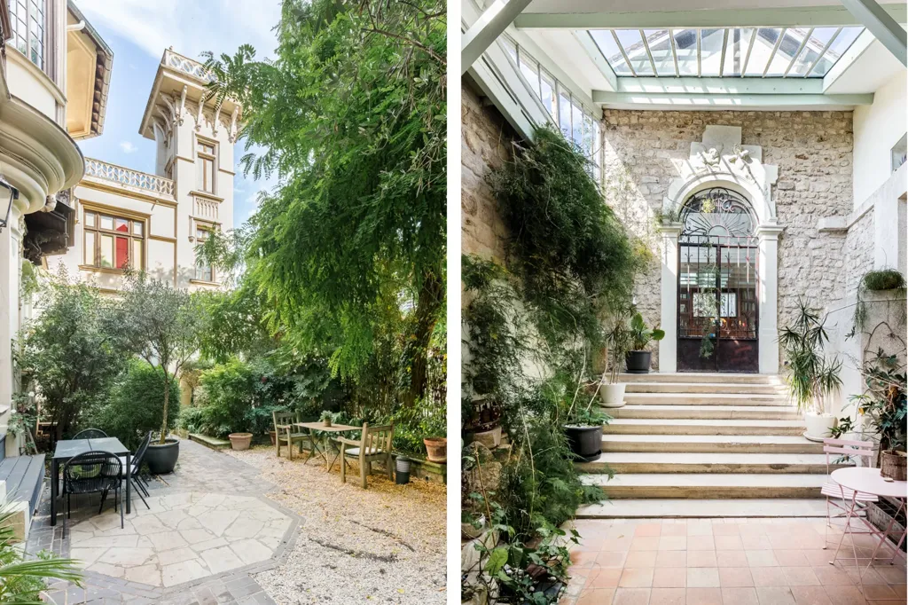 Jardin - Triplex Contemporain dans Demeure Historique à Montmartre