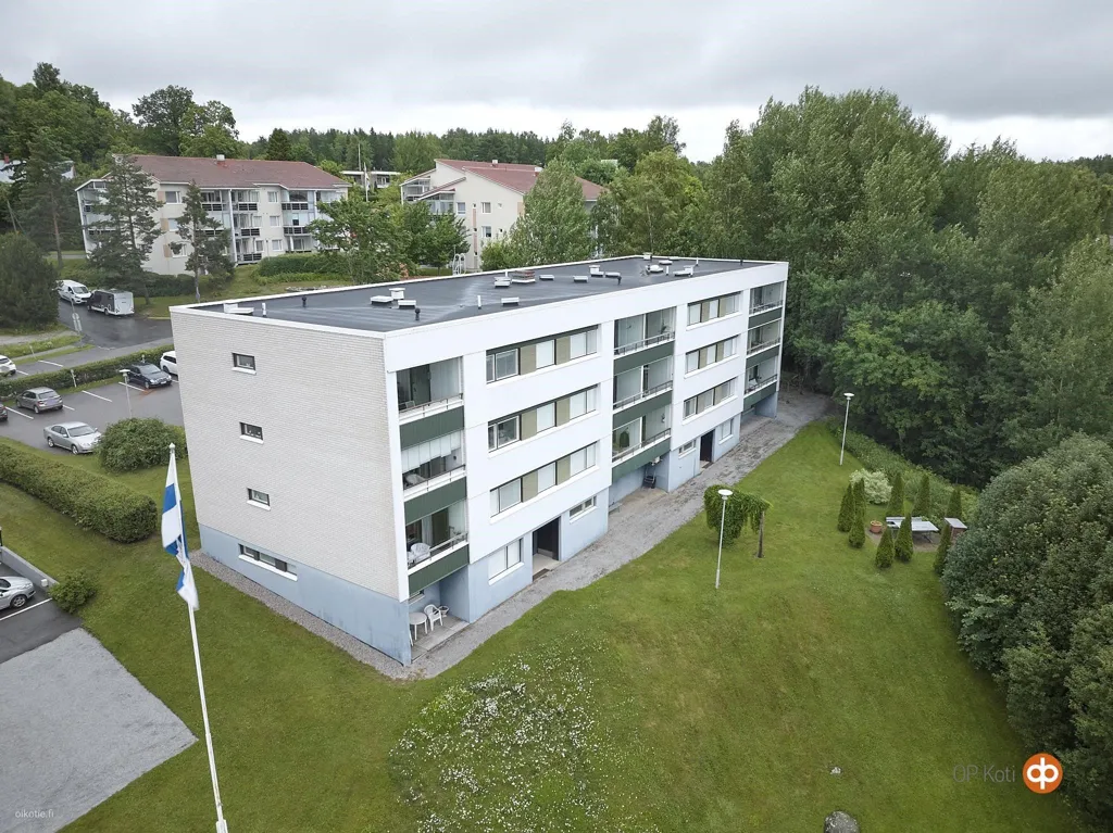 Õhuvaade - One-Bedroom Flat with Garden Access in Halikko