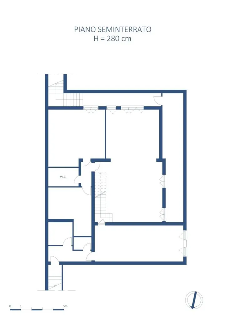 Plan - Beachfront Villa with Historic Character in Palermo