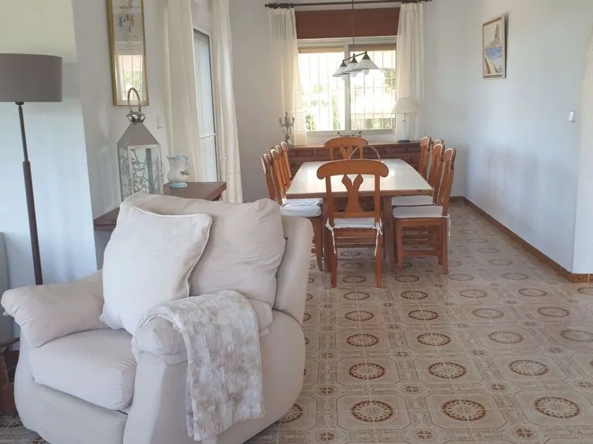 Salle à manger - Chalet with Sea Views and Pool in Planet