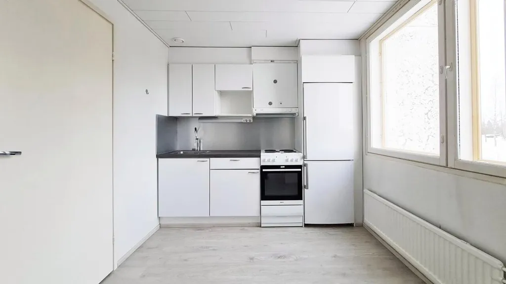 Köök - Fully Renovated Studio Flat with Balcony in Jyväskylä
