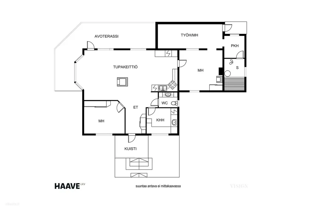 Floor Plan - Country House with Lake in Rauma