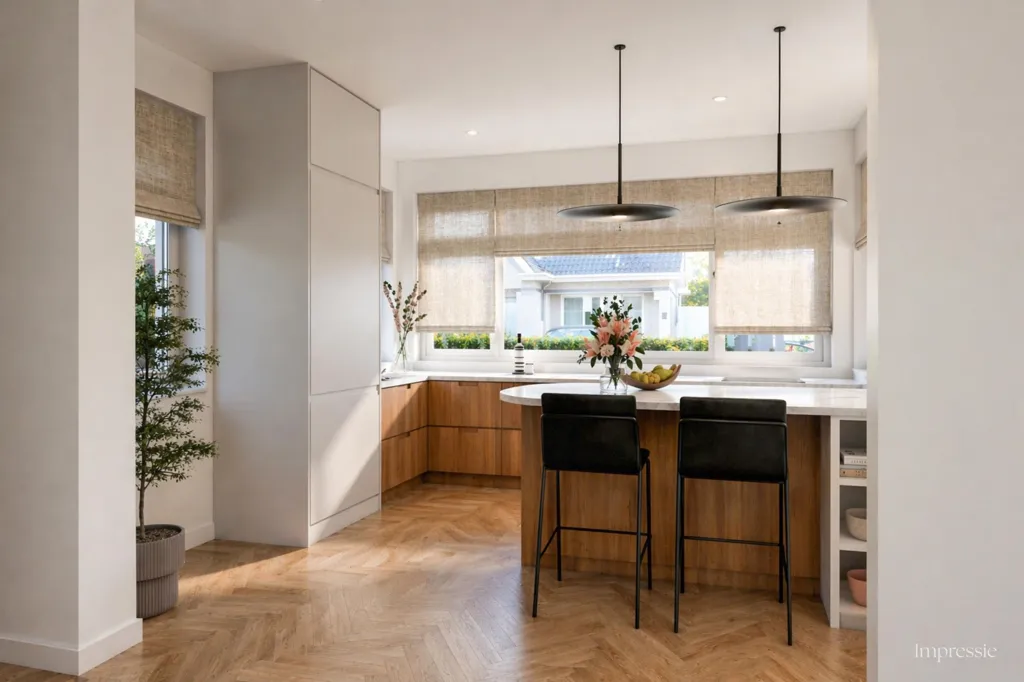 Cucina - Villa with Private Marina in Kwintsheul
