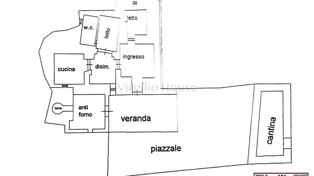 Floor Plan - Typical Trulli House in Ostuni