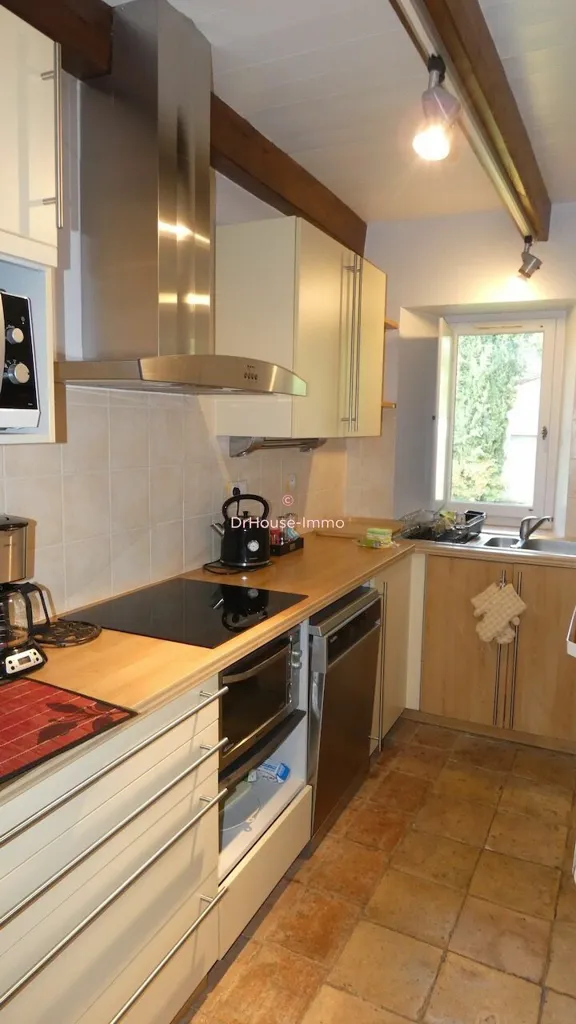 Cucina - Restored Manor with Pool in Amarens