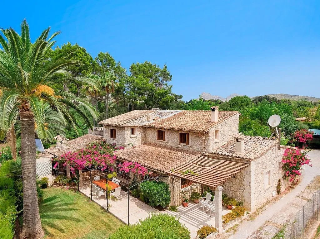 Vue aérienne - Mallorcan Villa with Pool in Pollença