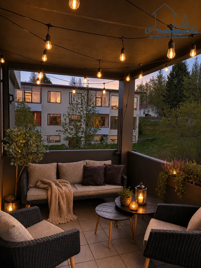 Balcone - Triplex with Spacious Balconies in Egilsstaðir