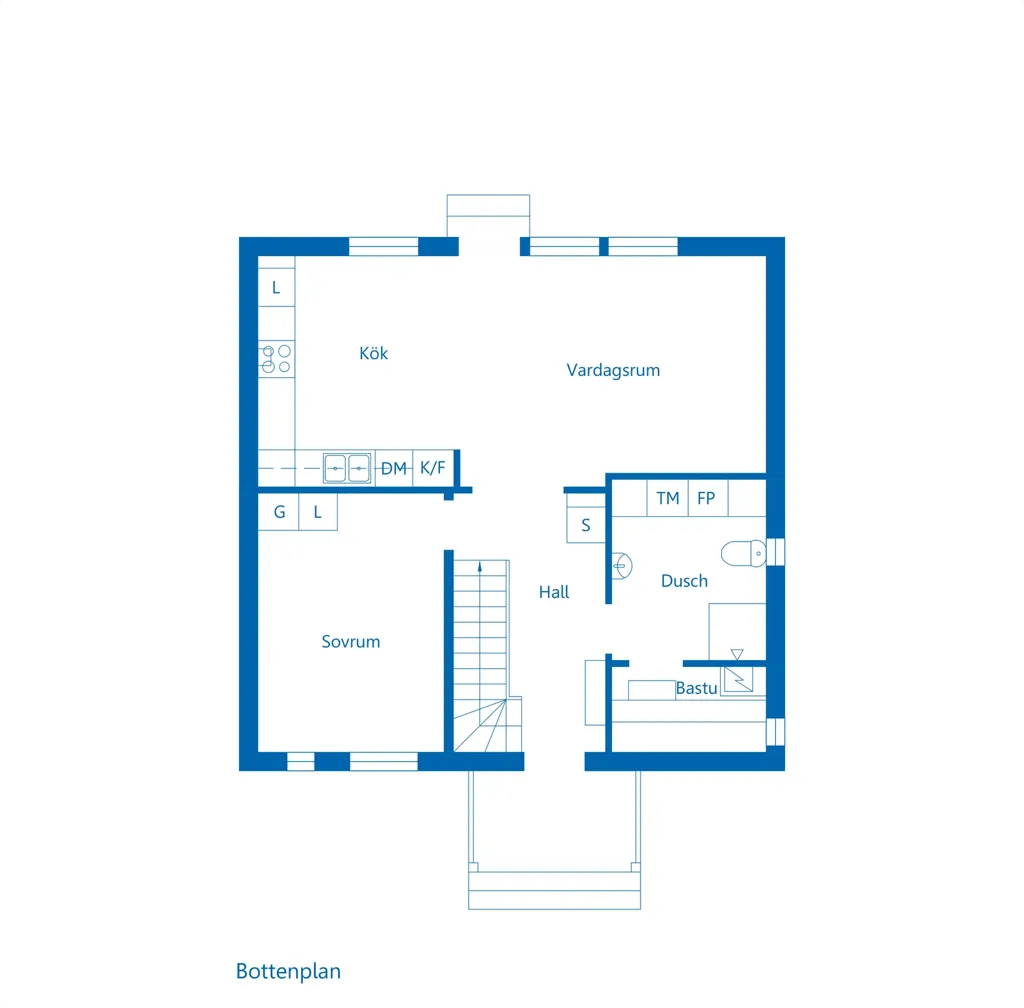 Maison 4 pièces à Hallstavik
