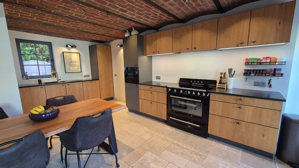 Cuisine - Hoeve Rénovée avec Vue Campagne à Sint-Martens-Lierde