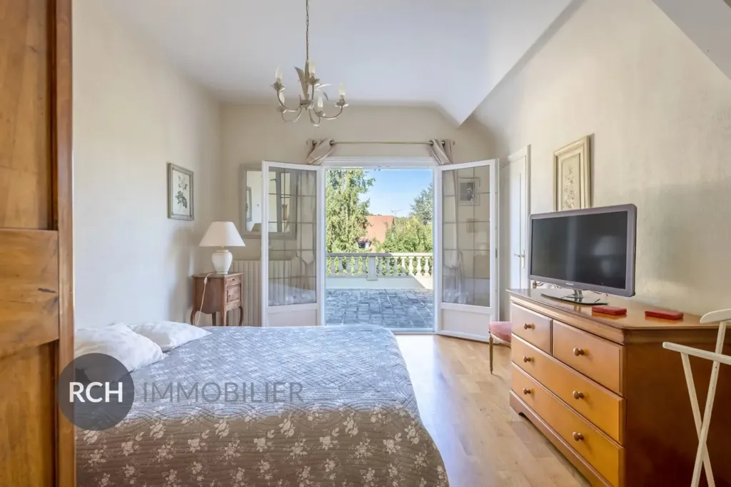 Schlafzimmer - Estate with Pool in Orgerus