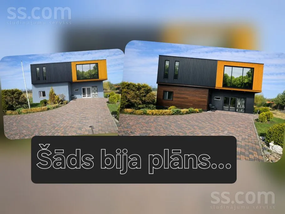 Modern House with Garden in Inčukalns