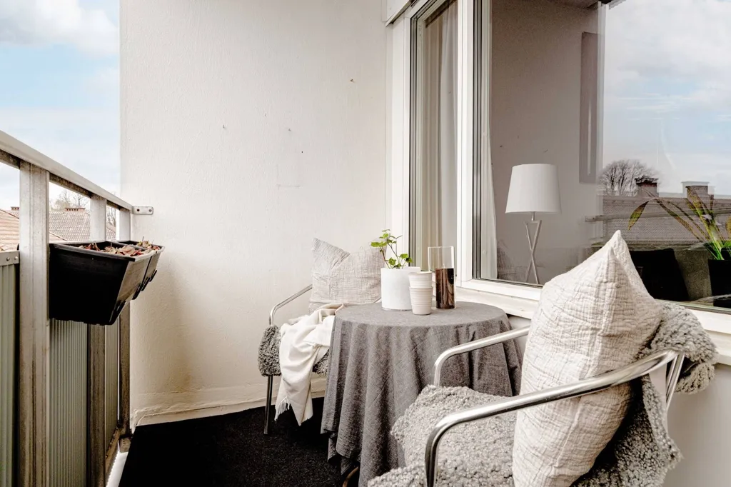 Balcon - Apartment with Balcony in Ängelholm