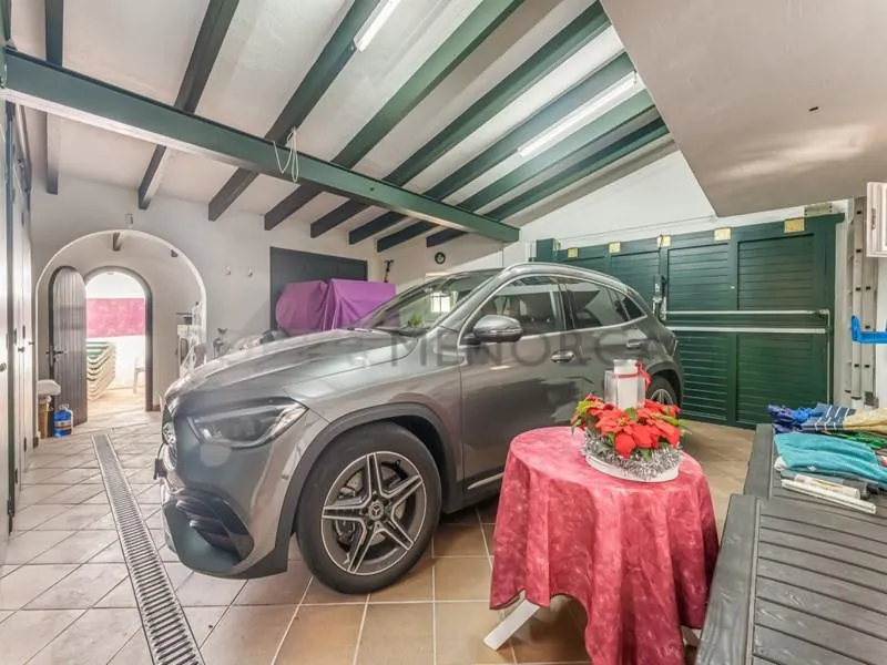 Garage - Chalet with Pool in Binidali, Mahón