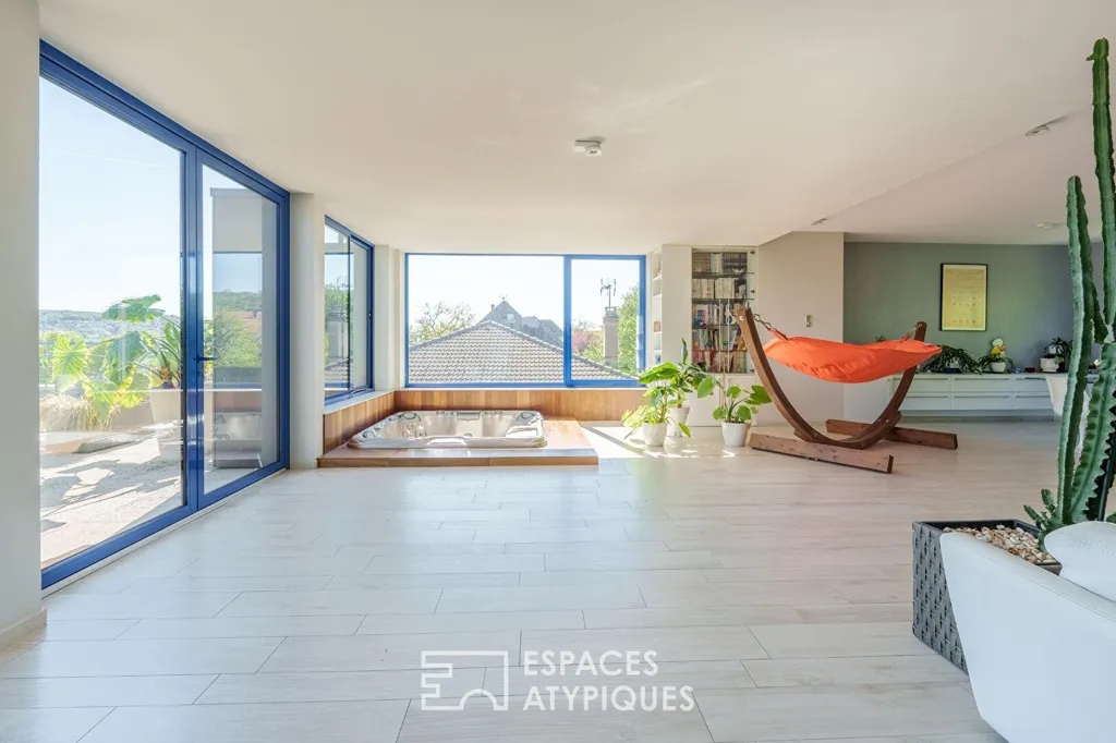 Elutuba - Architectural Brutalist House with Panoramic Terrace