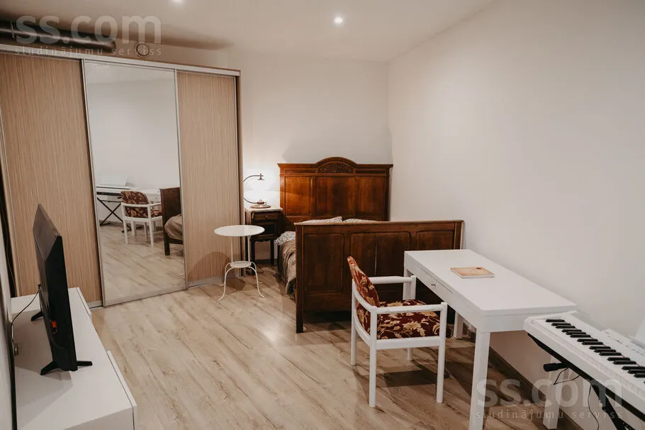 Chambres - 1-Bedroom Apartment with Garden View in Riga Centre
