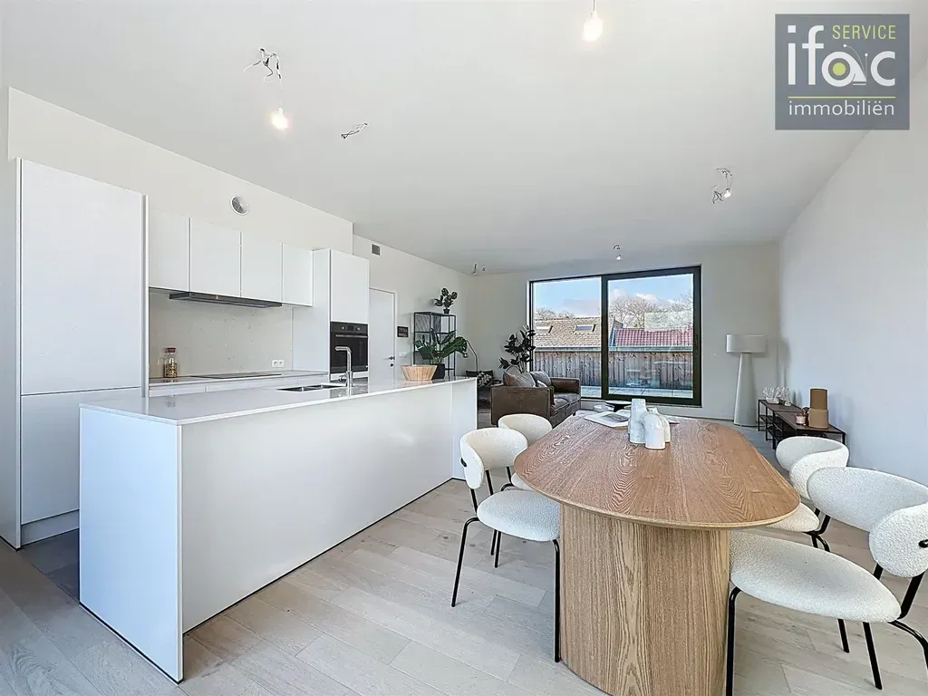 Söögituba - Eco-Friendly Penthouse with Terrace in Tervuren