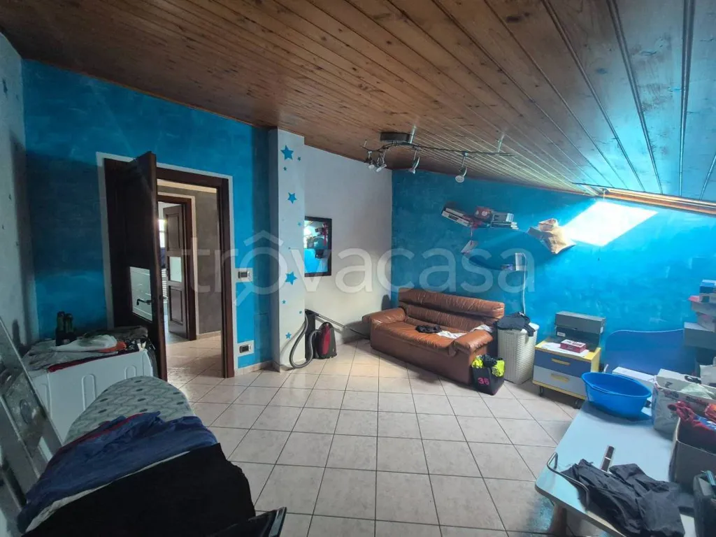 Séjour - Mansard Apartment with Balcony in Beinette