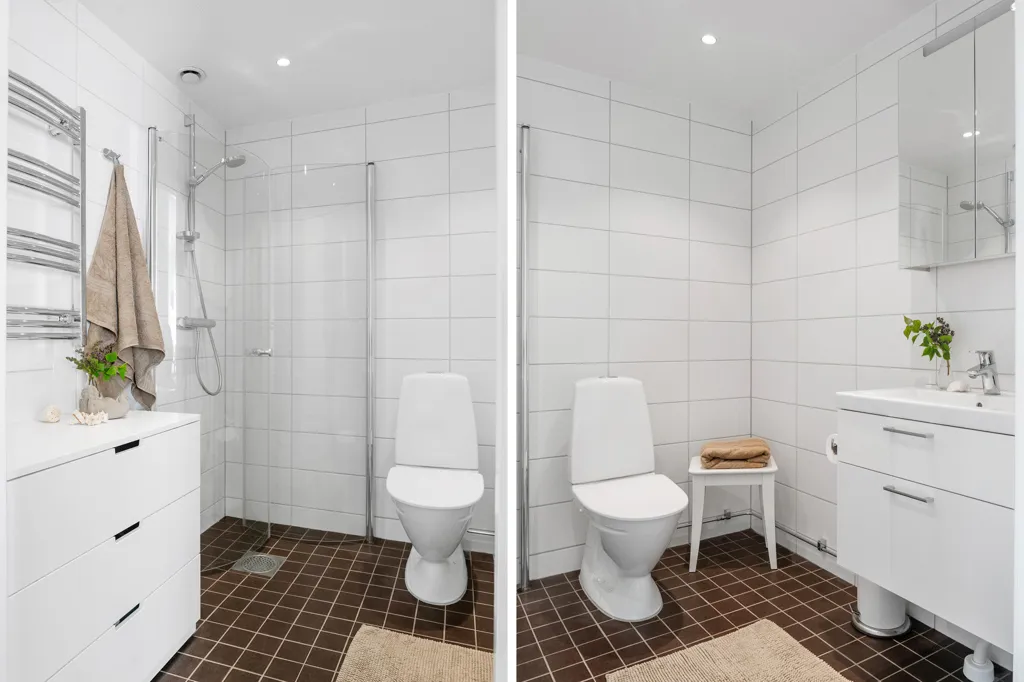 Salles de bain - Modern Terraced House with Solarium in Kolla Parkstad