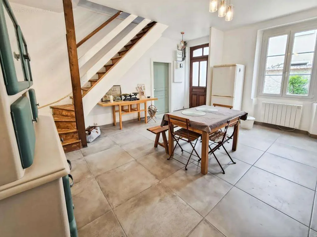 Dining Room - Charming House with Courtyard in Prunay le Gillon