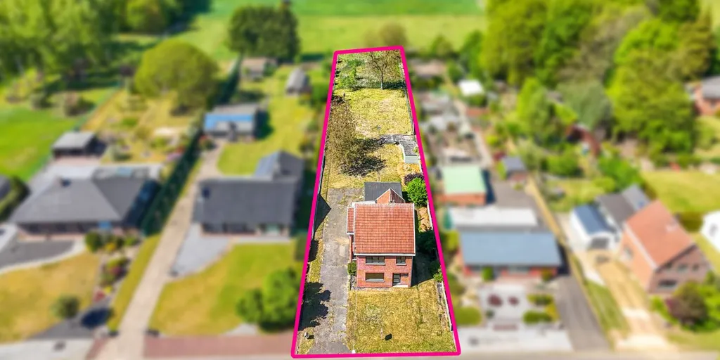 Vue aérienne - Maison à Rénover avec Jardin en Top-Loc à Heusden-Zolder