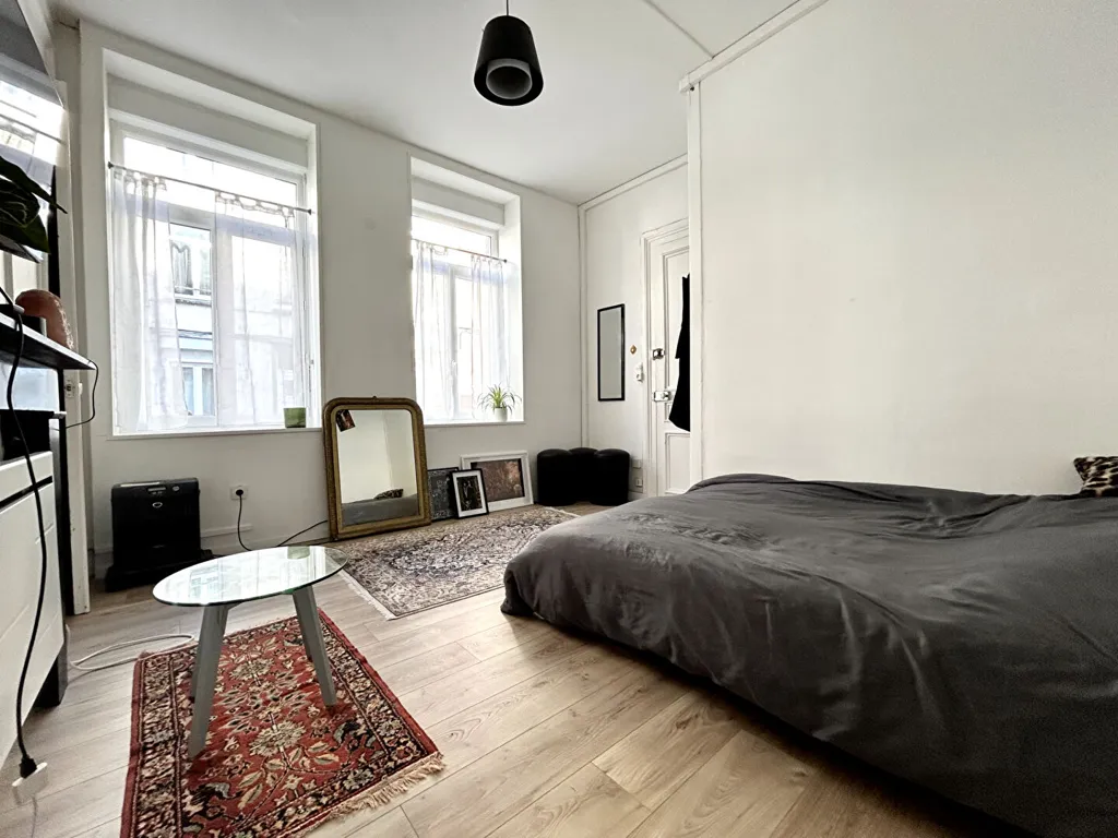 Chambres - Studio Calme avec Cuisine au Rez-de-Chaussée à Lille