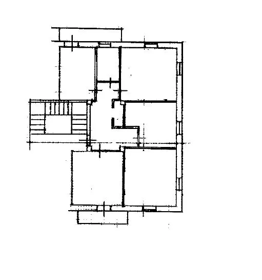 Planimetria - 1960s Apartment with Balconies in Osimo