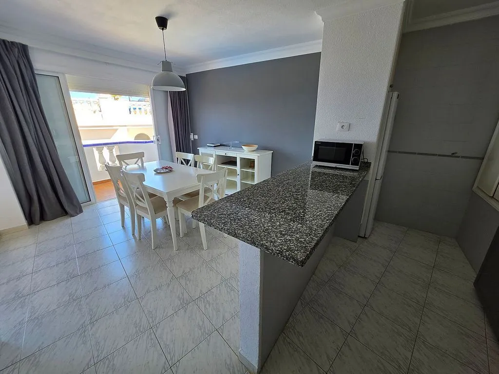 Köök - Duplex with Pool and Terrace in Santiago del Teide