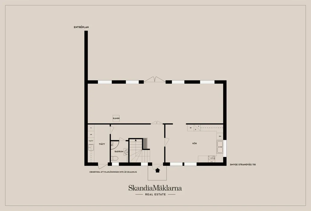 Floor Plan - Villa with Sea View in Trelleborg