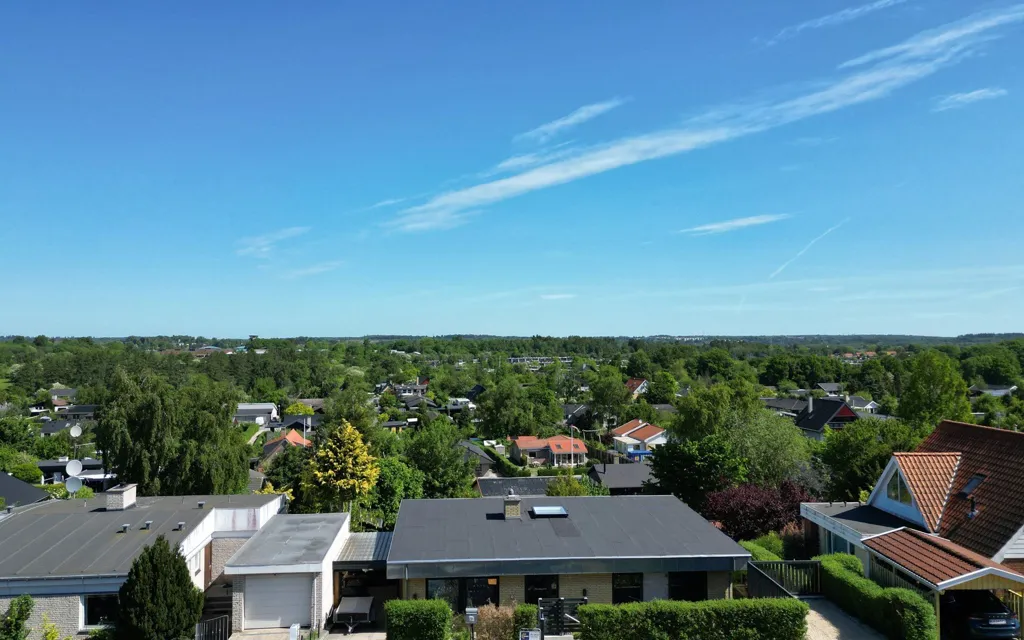 Vista aerea - Renovated Villa with Garden in Måløv
