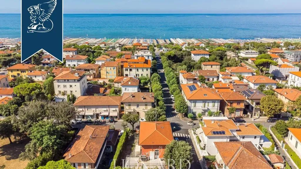 Aerial - Central Villa for Renovation in Forte dei Marmi