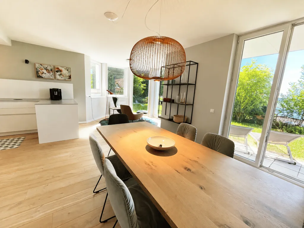 Salle à manger - Maisonette with Panoramic Lake Views in Mattsee