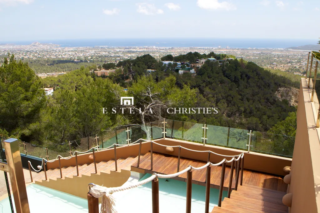 Piscine - Villa with Panoramic Views between Ibiza and San Jose