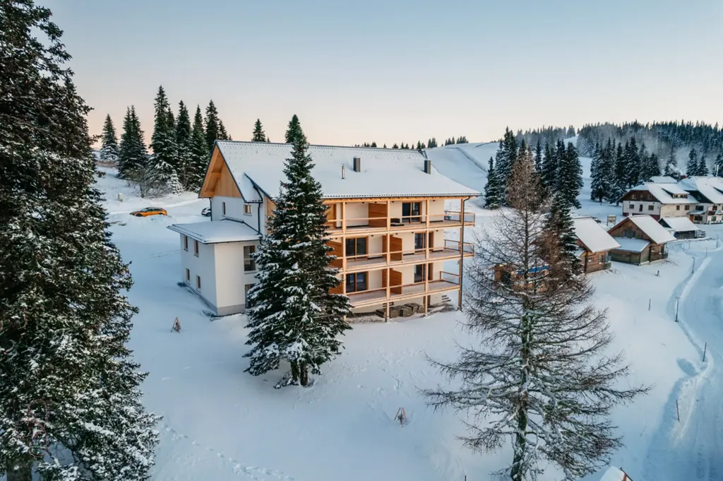 Vista aerea - Modern Holiday Complex with Ski-In/Ski-Out in Posch Alpe