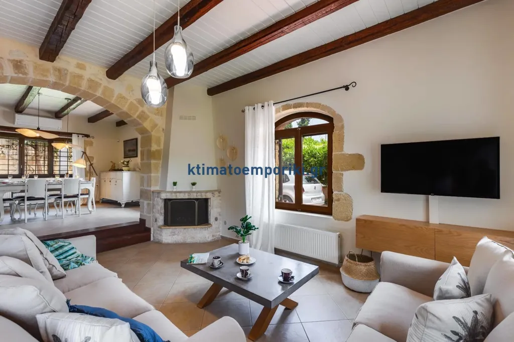 Soggiorno - Villa with Pool in Kolymvari, N. Chania