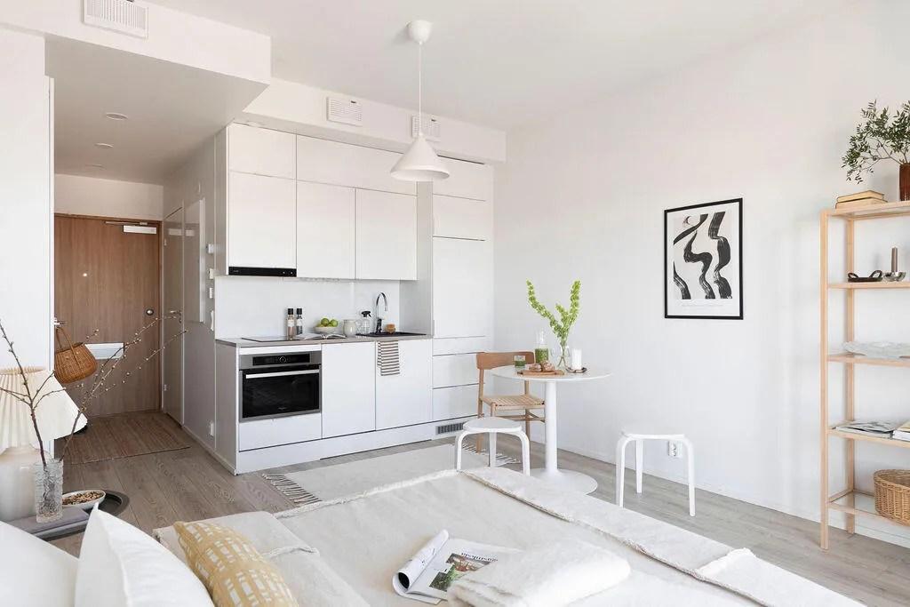 Bedrooms - Modern Flat with French Balcony in Malmi