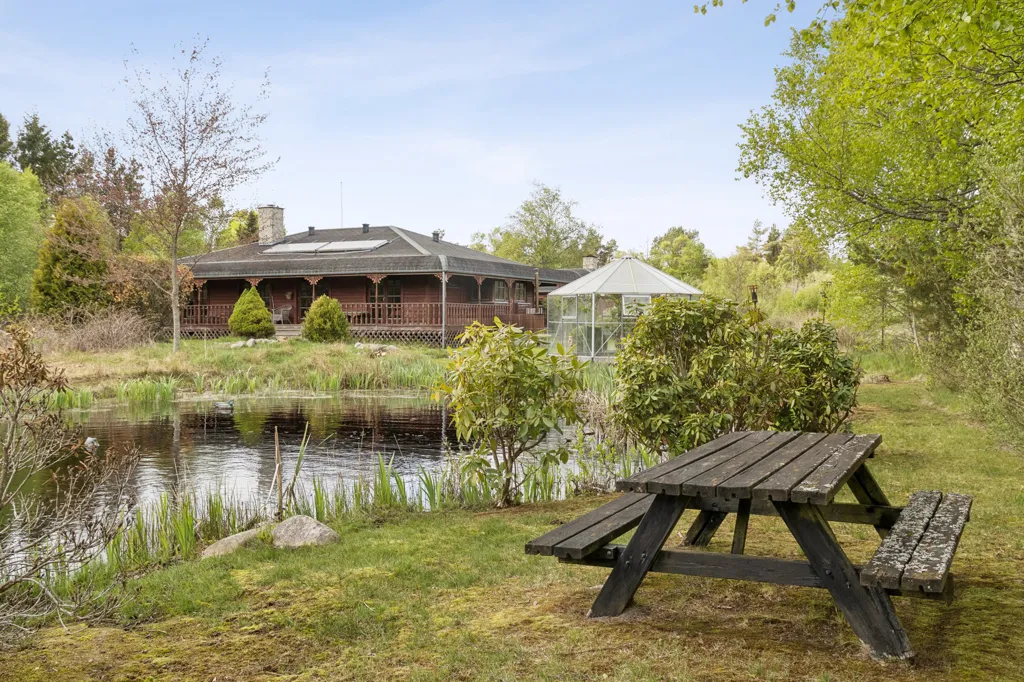 Garden - Bjelkecottage with Nature View in Jerup