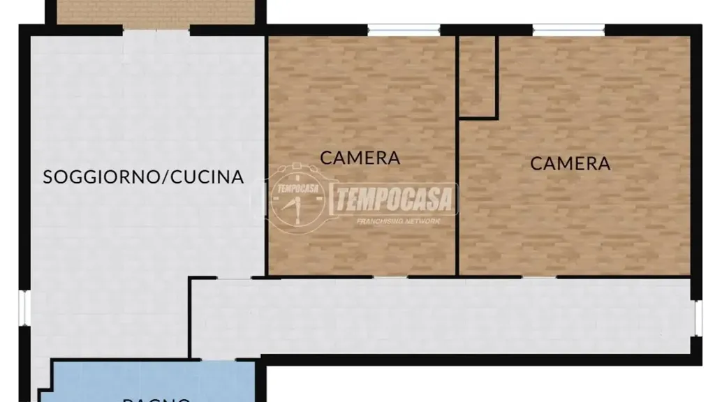 Plan - Modernised Three-Bedroom Apartment in Muggiò