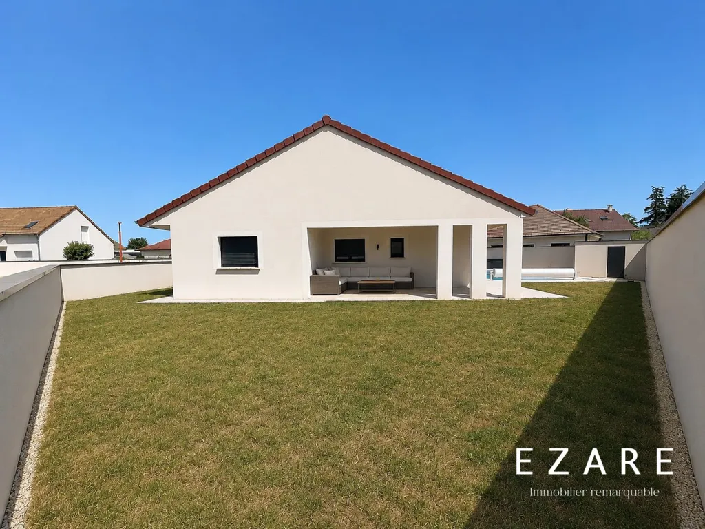 Välivaade - Contemporary Flat-Plan House with Pool near Dijon