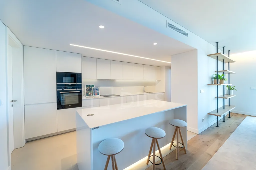 Cuisine - T3 Apartment with River View in Vila Nova de Gaia