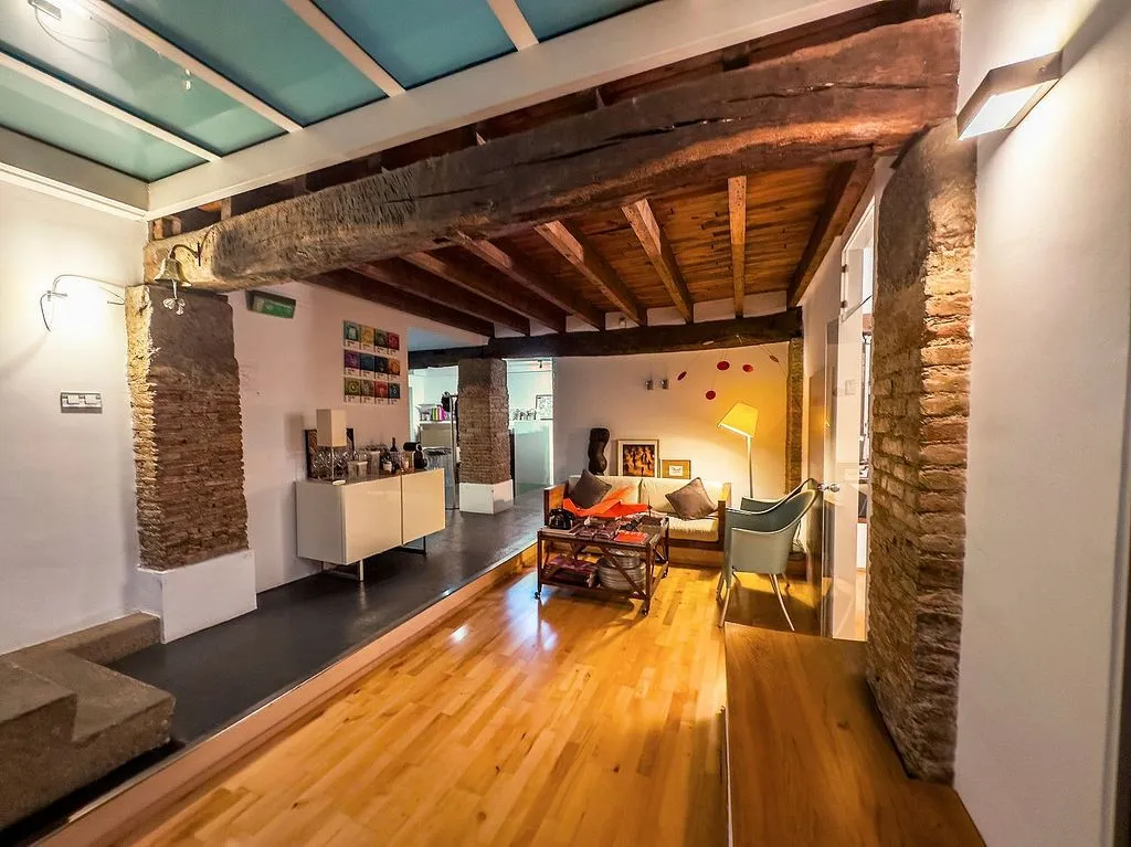 Séjour - Modern Flat with Street Views in Vitoria Centre
