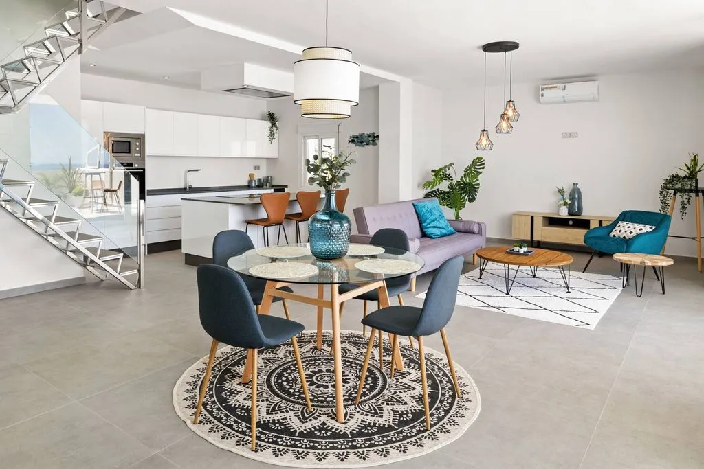 Söögituba - 3-Bedroom Penthouses with Sea View in Marbella