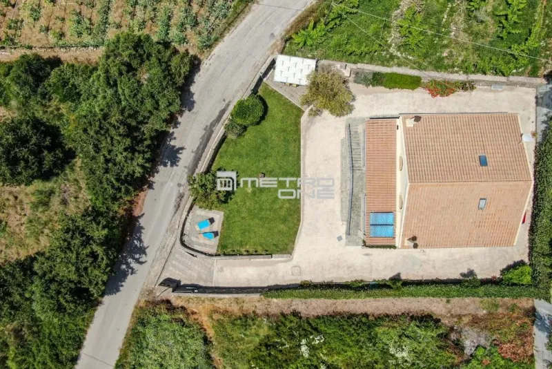 Vue aérienne - Duplex Villa with Sea View in Lefkimmi