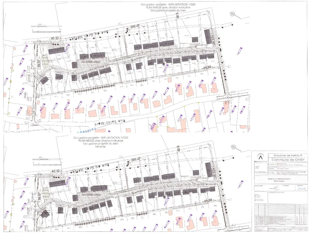 Plots de Construction dans le Village de Haillot
