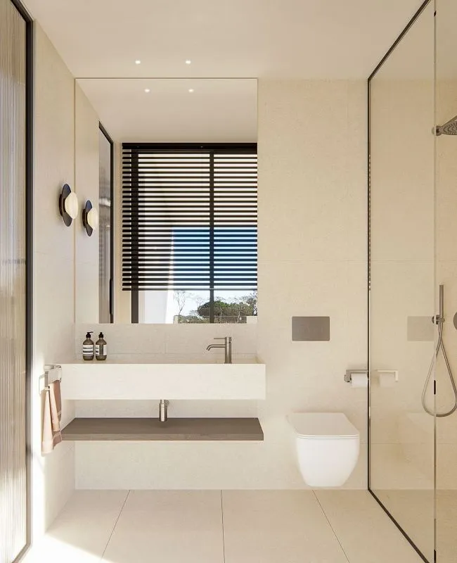 Salles de bain - New Villa with Pool in Islantilla